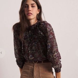 Ba&sh Gaelle Blouse- Carbone. M